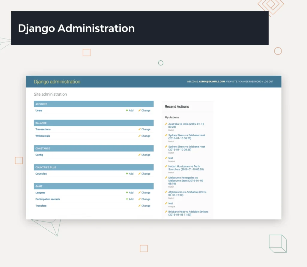 Django Administration